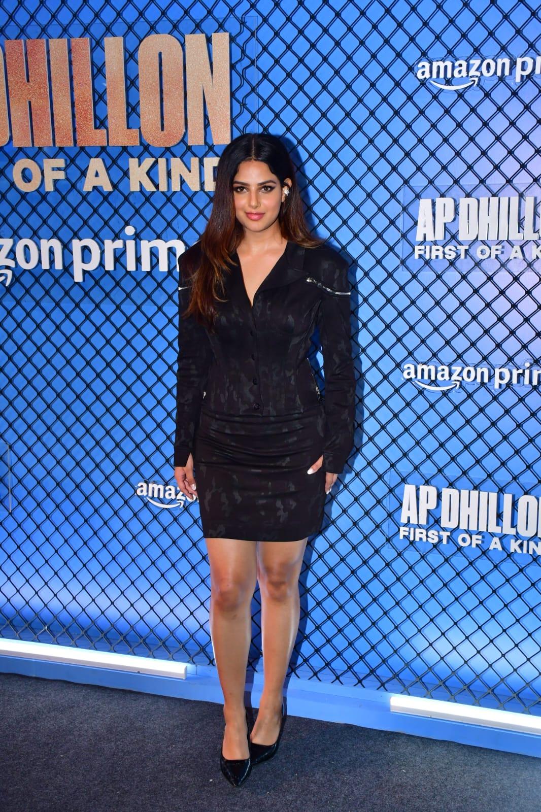 A welcome sight to see: The ever-gorgeous Harnaaz Sandhu was spotted at the screening A welcome sight to see: The ever-gorgeous Harnaaz Sandhu was spotted at the screening